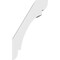 Ekena Millwork 4-in. W x 6-in. D x 10-in. H Olympic Architectural Grade PVC Knee Brace BRCP04X06X10OLY - alternate 3
